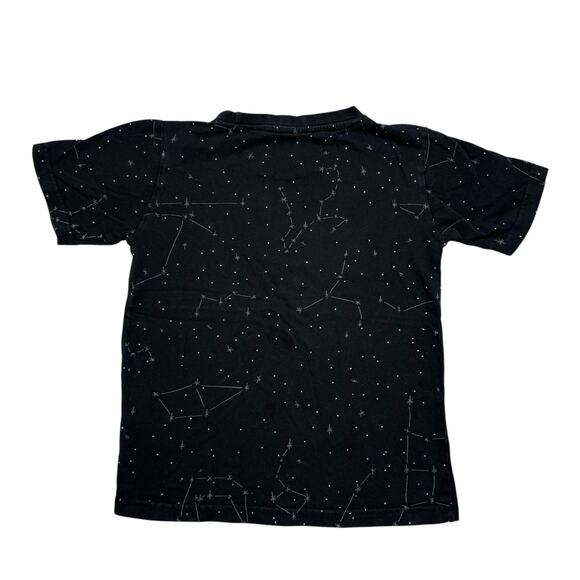 SVAHA Constellations Outer Space Black White Kids Tee Size Youth Small Stars - Picture 2 of 3